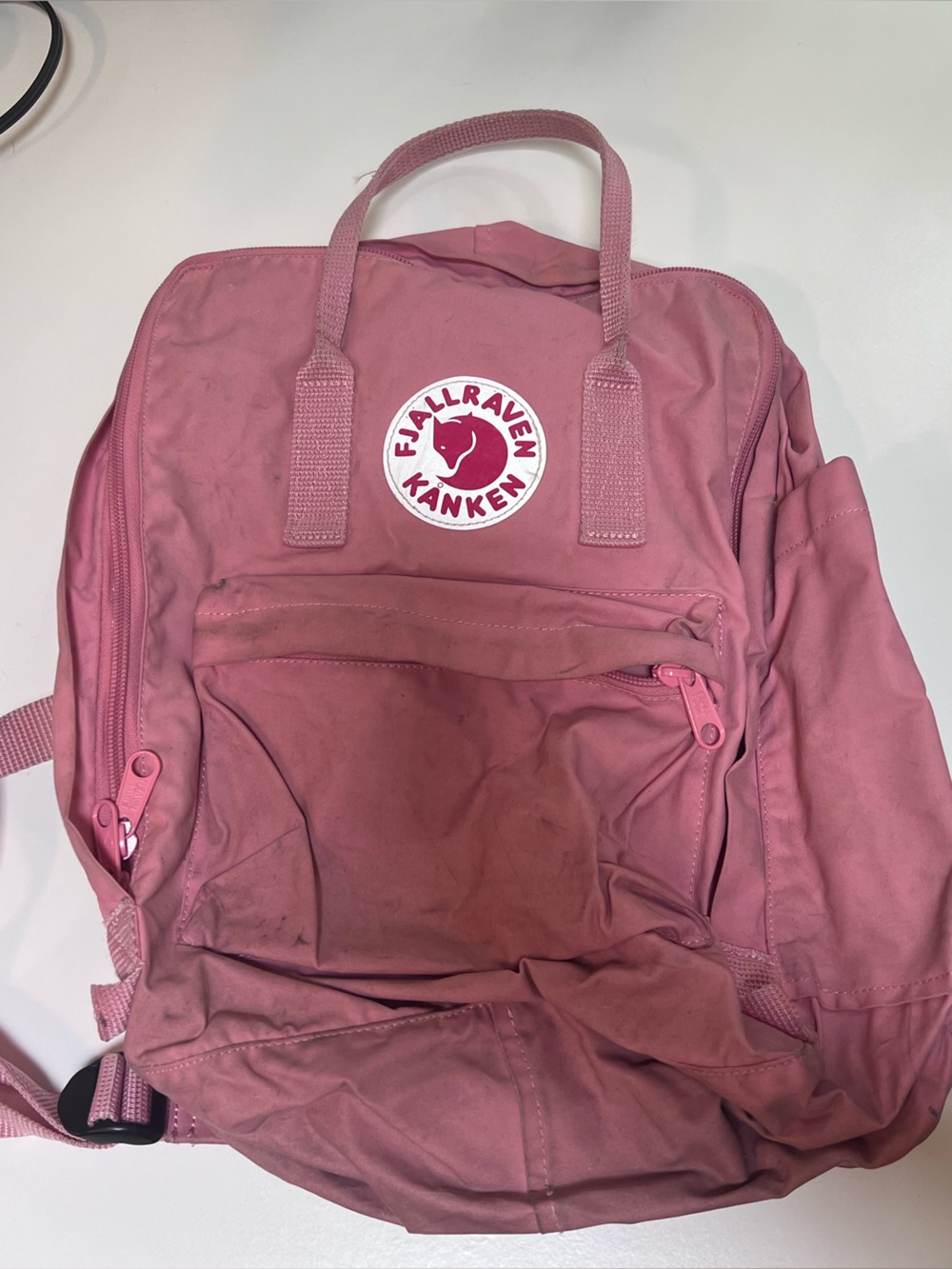 Fjallraven Kanken Classic Backpack Bubble Gum Pink Travel Outdoors Hiking